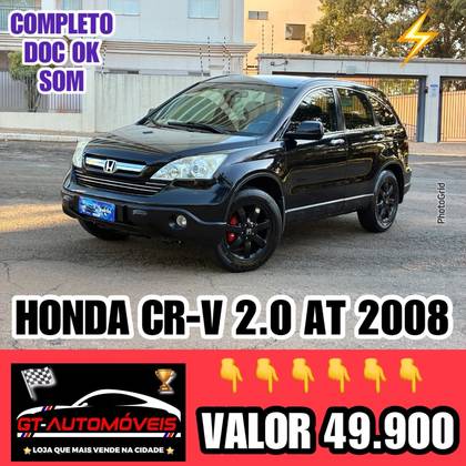 HONDA CRV 2.0 LX 4X2 16V GASOLINA 4P AUTOMÁTICO HONDA CRV 2.0 LX 4X2 16V GASOLINA 4P AUTOMÁTICO